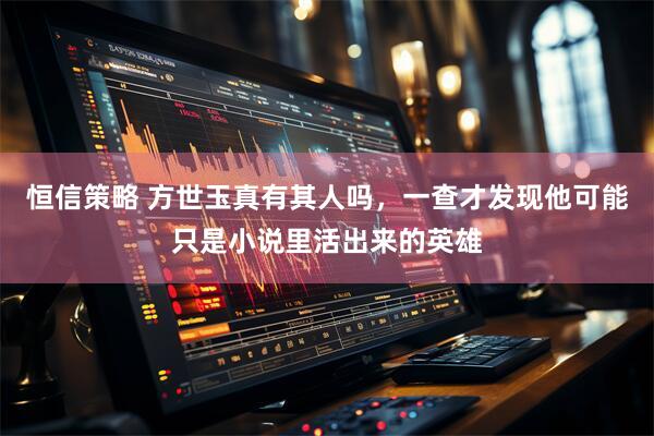恒信策略 方世玉真有其人吗，一查才发现他可能只是小说里活出来的英雄